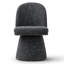 Chaise de meuble-lavabo pivotante rembourrée à 360 °-978718463