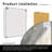 LED Bathroom Medicine Cabinet With Single-Color White Light ,Anti-Fogging ,Easy To Install Aluminum-Plastic Cabinet.
