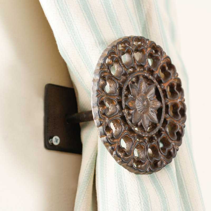 Romana Cast Iron 11cm Curtain Tieback