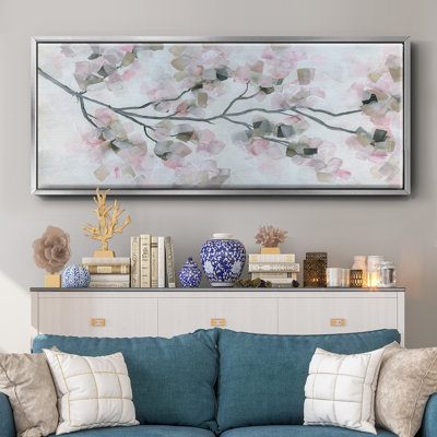 Fleurs de cerisier encadrées sur toile