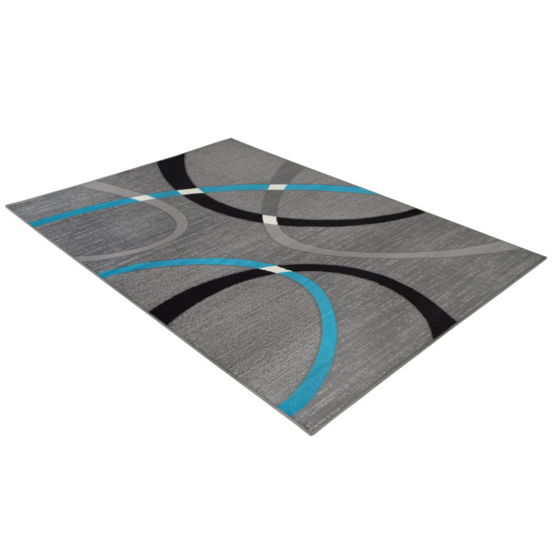 Gabir Geometric Indoor Rug, Rectangle 5'2" x 7'