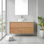 Meuble-lavabo mural moderne avec lavabo vasque et 2 tiroirs Modern-131427380-131427382