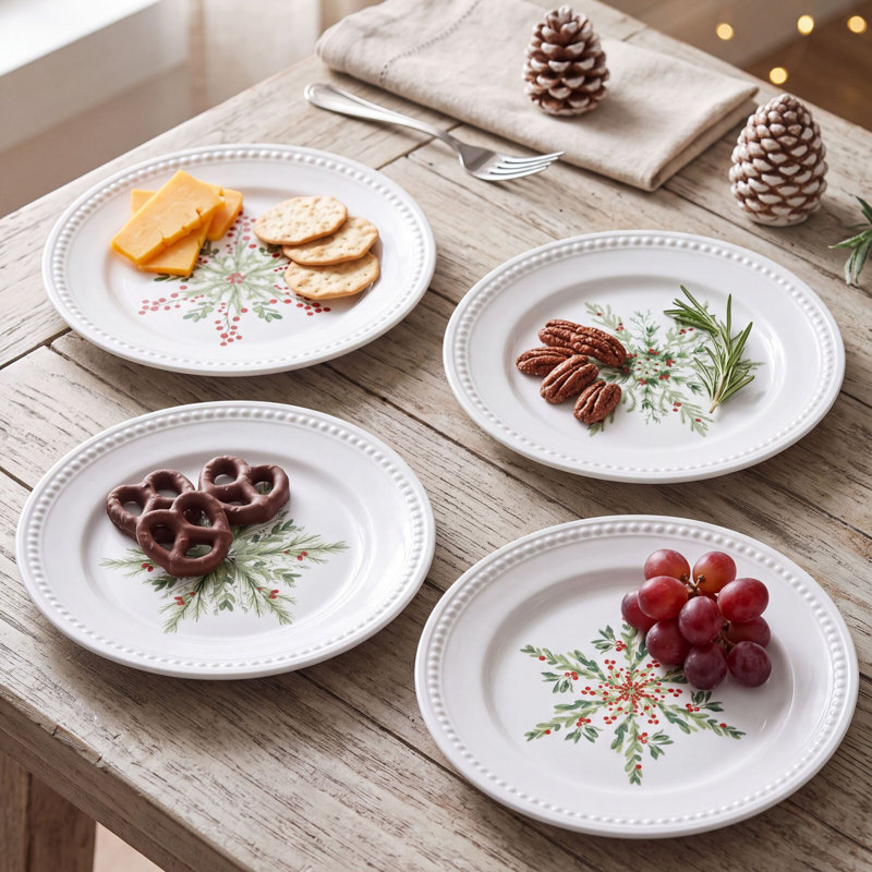 Ensemble de 4 assiettes à salade Everyday