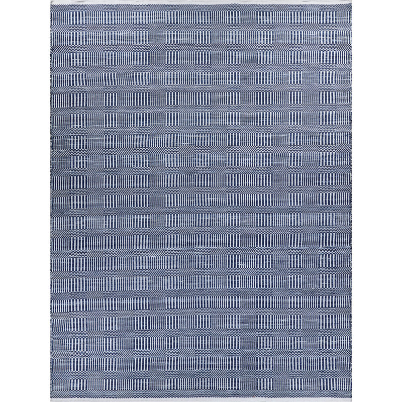 Naples Geometric Area Rug, Blue, Rectangle 9' x 12'