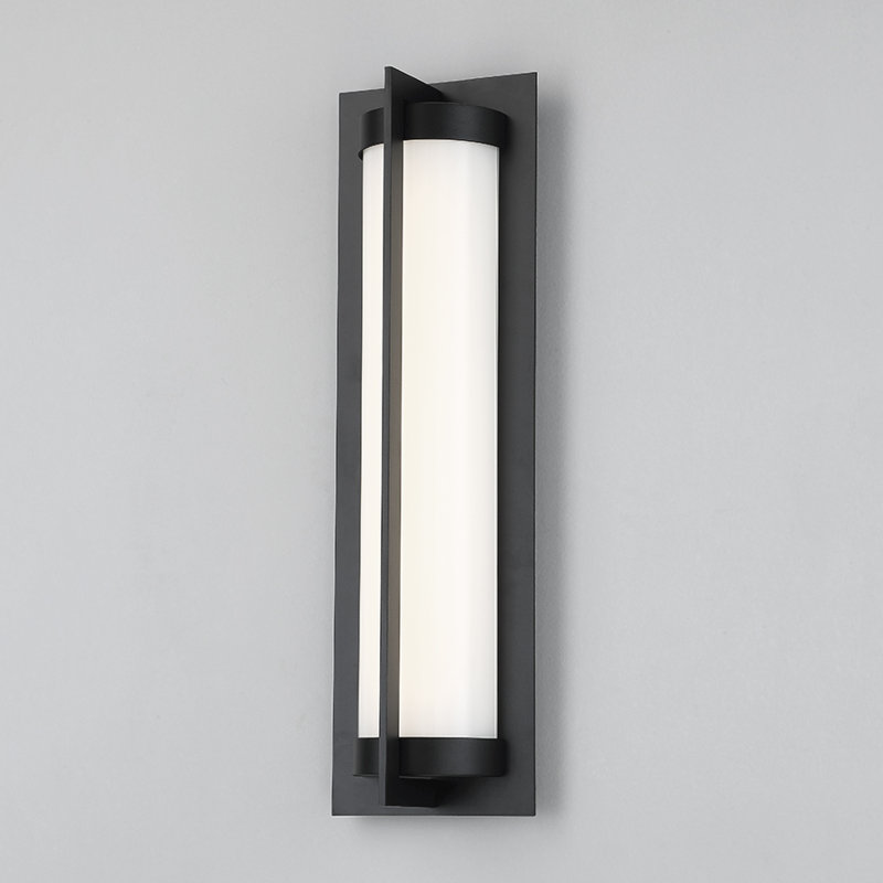 Laffoon LED Outdoor Flush Mount, 6'' W x 3.75'' D x 20'' H