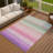 Machine Washable Indoor/Outdoor Jouett ACN2313 Stripes Rug-1593470213