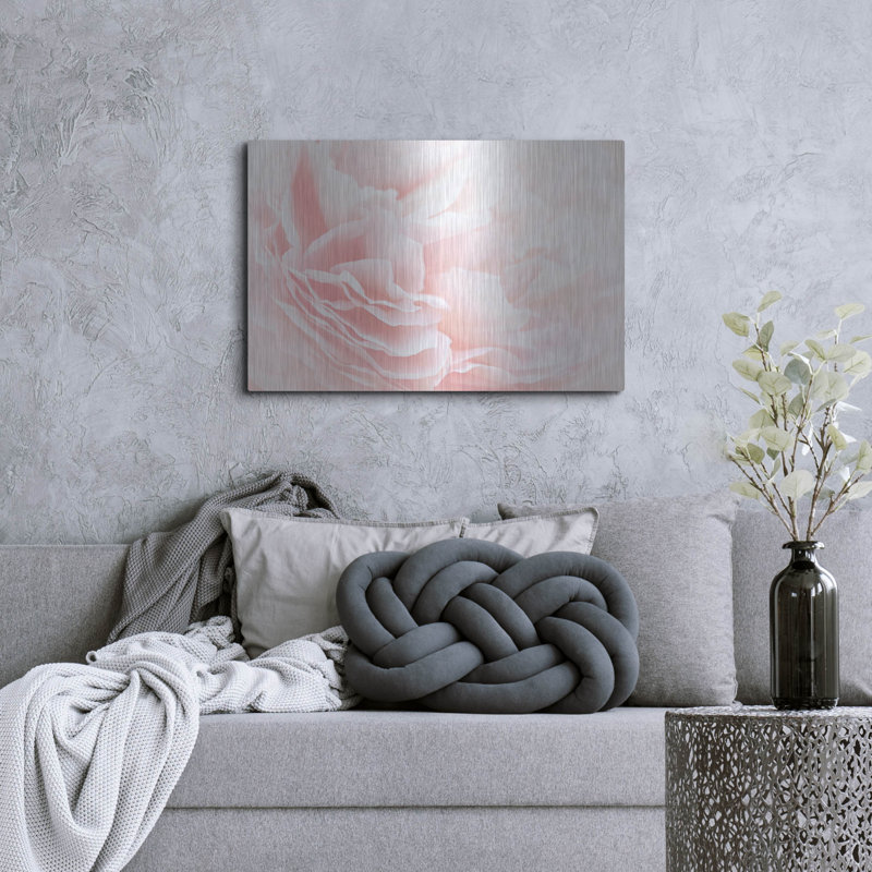 «Lark Manor» «Rose 2» par Photoinc Studio, art mural en métal, H 24 po x l 36 po