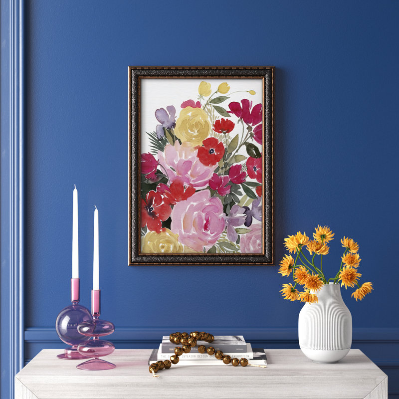 «Rainy Day Bouquet I», reproduction d'art sur toile, H 20 po x l 16 po x P 2,5 po