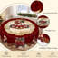 Nappe rouge en polyester lavable