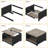 4 Legs Coffee Table with Storage