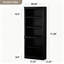 Anotidaishe 71.26'' H Standard Bookcase-755835326