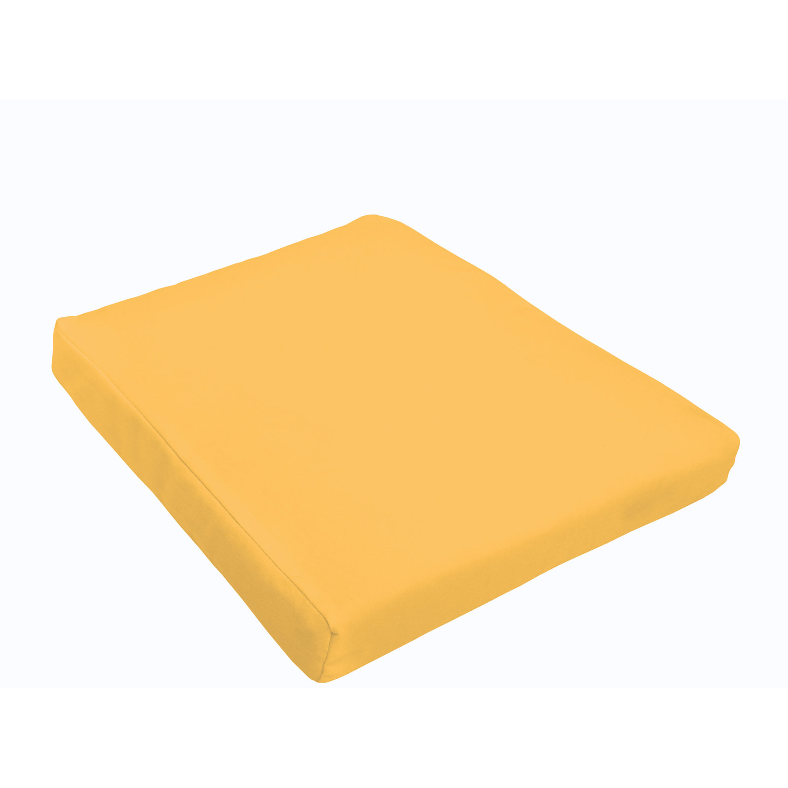 Kisha Sunbrella Outdoor Dining Chair Cushion, Fresco Daffodil