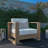 Shay 4 Piece Outdoor Set In Oiled Eucalyptus