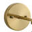 1-Light green glass dimmable Wall Sconce