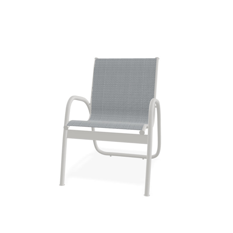 Fauteuil de patio Gardenella, Neige texturée, Rocher