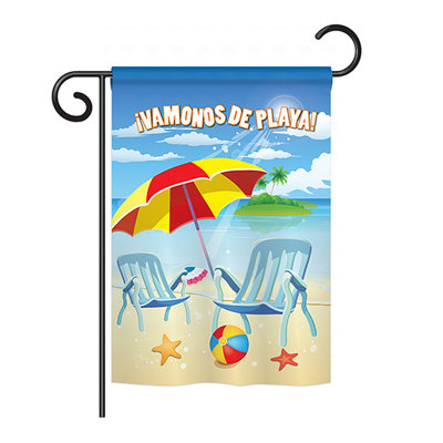 Double Sided 18'' H x 12.96'' W Polyester Garden Flag