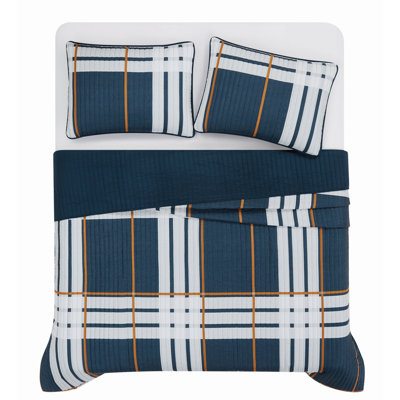 Truly Soft Henry Plaid Quilt Set