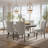 Verdonna Extendable Pine Solid Wood Dining Table-101323499