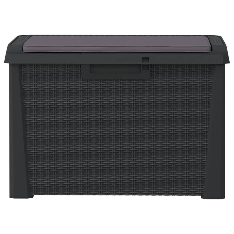 33 Gallons Polypropylene Deck Box, Anthracite