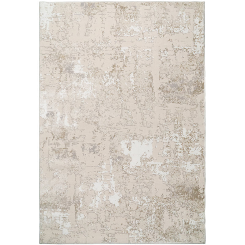 Lakena 12585-189 IVOIRE / BEIGE / GRIS, Rectangle 5 pi 3 po x 7 pi
