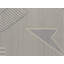 Striped Area Rug in Gray