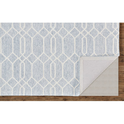 Binne Hand Tufted Wool Geometric Indoor Rug