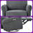Electric Power Swivel Rocker Recliner Chair – 270° Rotation & Quiet Glider for Small Spaces-1965591085