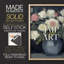 Impression encadrée FLORAL Series DCxx - Bois massif-1251914459