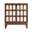 Armoire à double porte en bois avec miroir-462373460