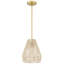 Luminaire suspendu en forme de cloche à 1 lumière Nekoosa