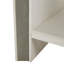Alford 1 - Drawer Solid Wood Nightstand in White Cerused Oak/Gray/Brass