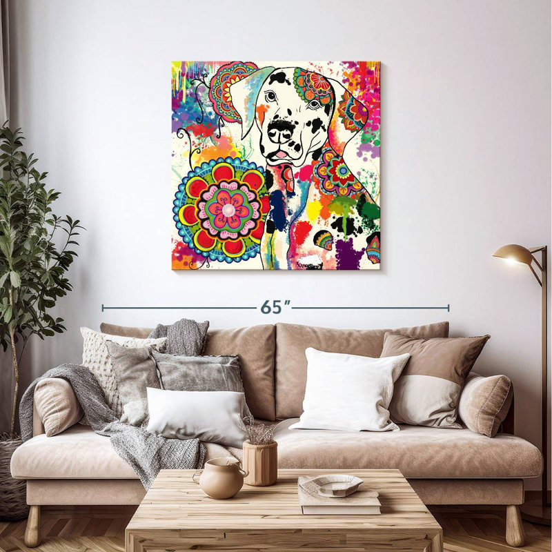 Bramala mandala Brampt, H 39 po x l 39 po