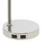 19.5"H Quigley Silver Drum Shade Table Lamp
