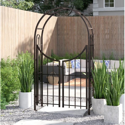 Steel Arbour with Gate