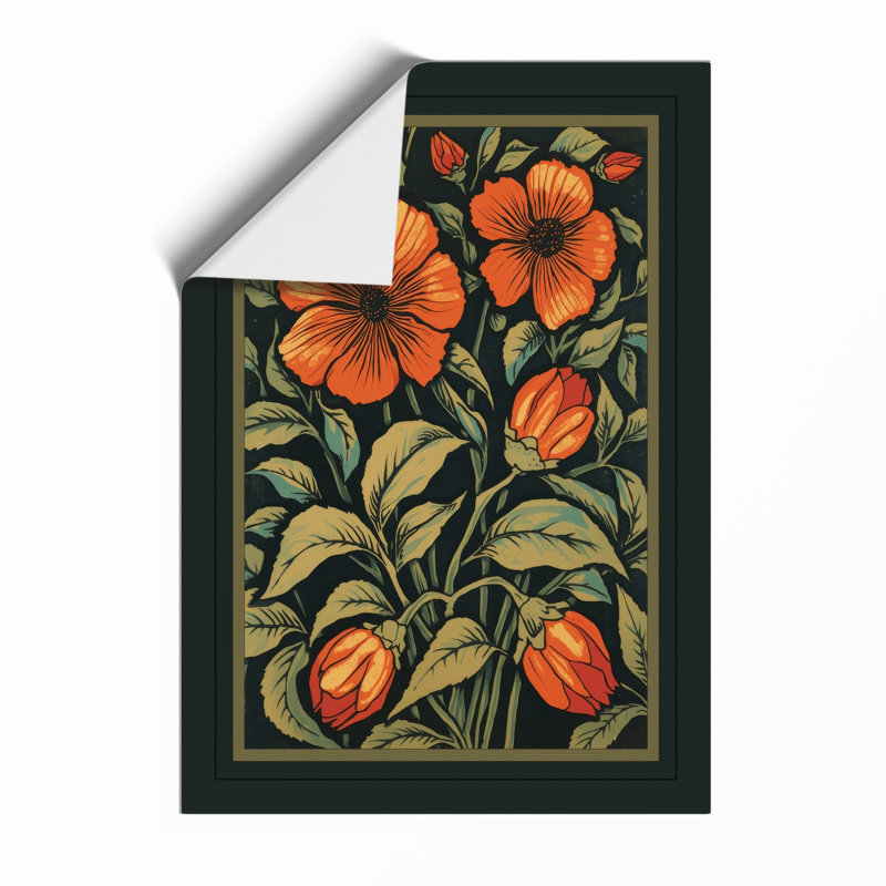 Bloom and Bud Botanical - Framed Print, A1 - 84.1 x 59.4 cm, Unframed
