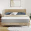 Matelas, mousse viscoélastique grise pour une nuit fraîche et soulagement de la pression, sensation de peluche moyenne avec isolant de mouvement-107260000-107260002