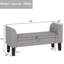 Banc de rangement en bois massif Hannabel-1051783495