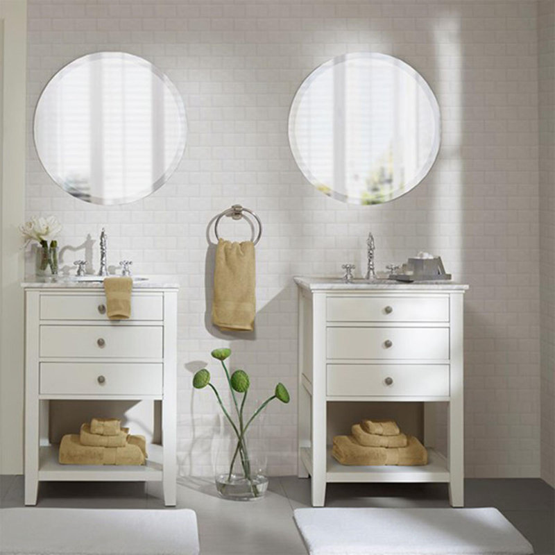 Ensemble de serviettes antimicrobiennes 100% coton 8 pièces, Beige