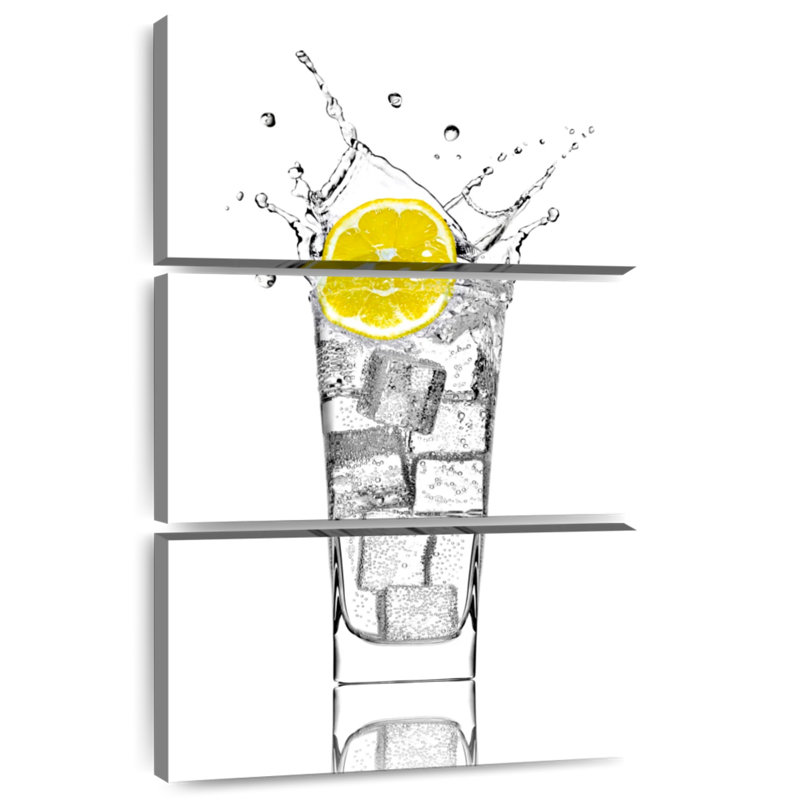 Yarlin Lemon Soda Water, 38" H x 24" W
