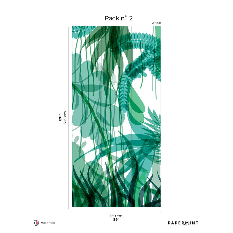 Toucan Pack 1 Wall Mural, Emballage de deux
