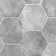 Vesuvius 8" Matte Hexagon Porcelain Floor and Wall Tile (9.84 sq. ft./case)