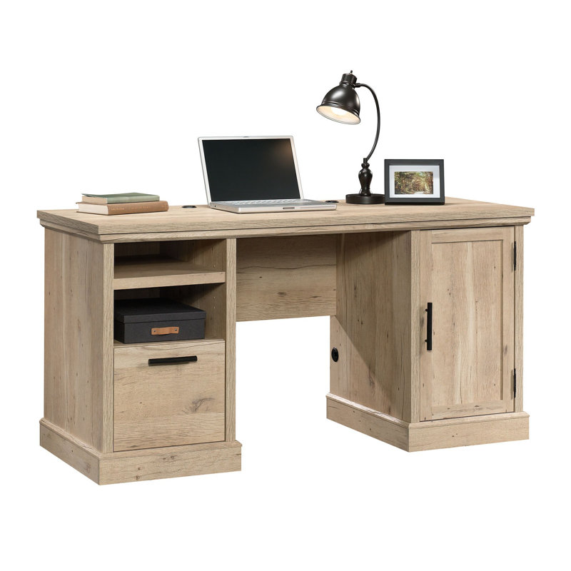 Bureau d'écriture rectangulaire l 59,055 po Kamelya, Brun