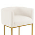 Beige Linen/ Gold Frame