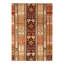 Hand Woven Cotton and Wool Striped Area Rug
