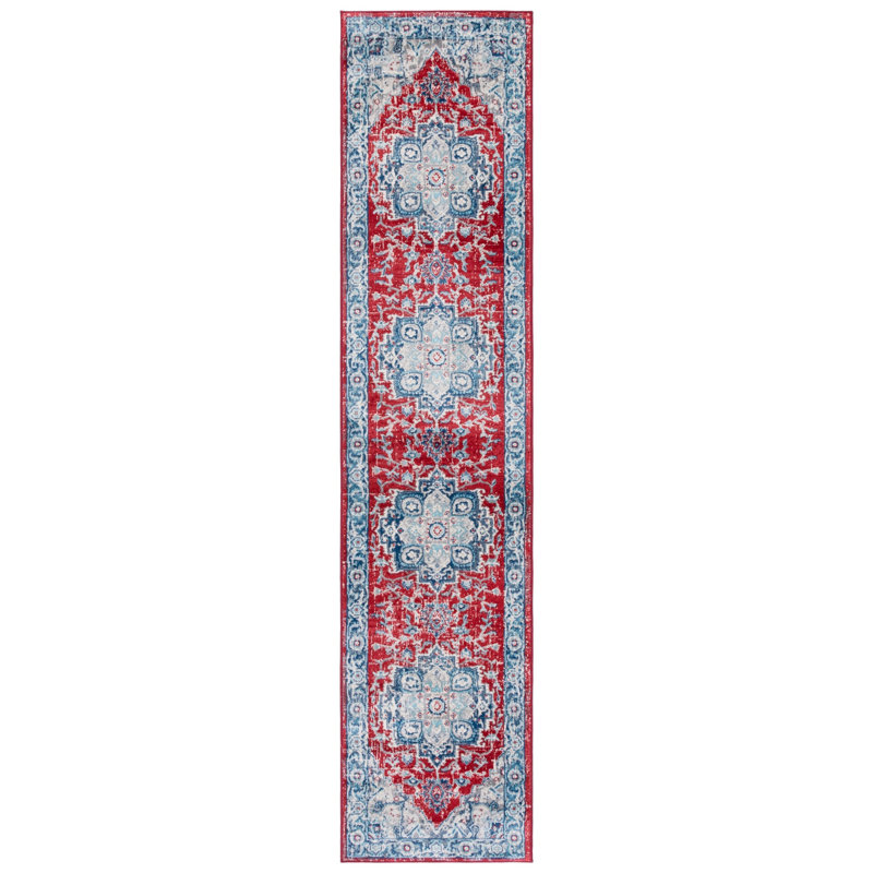 Clauddetta Performance Oriental Rug, Runner 2' x 9'