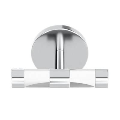 Verre Acrylic Bathroom Robe Hook In Chrome