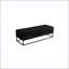 Banc de rangement en velours 58,6 po avec base en métal et plateau capitonné-133331792-133331797-133331794
