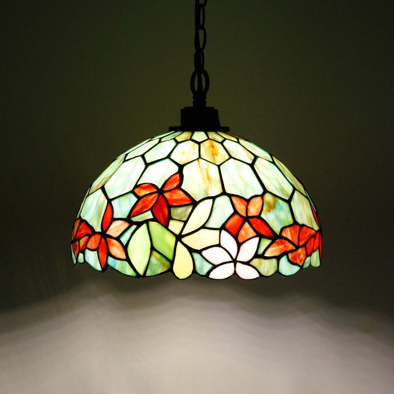 Adkisson 1 - Light Matte Black LED Dome Pendant, 7" H x 12" W x 12" D