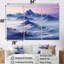 Ensemble de décorations murales Mountain Blue Peak Harmonie III-107759779-107759783