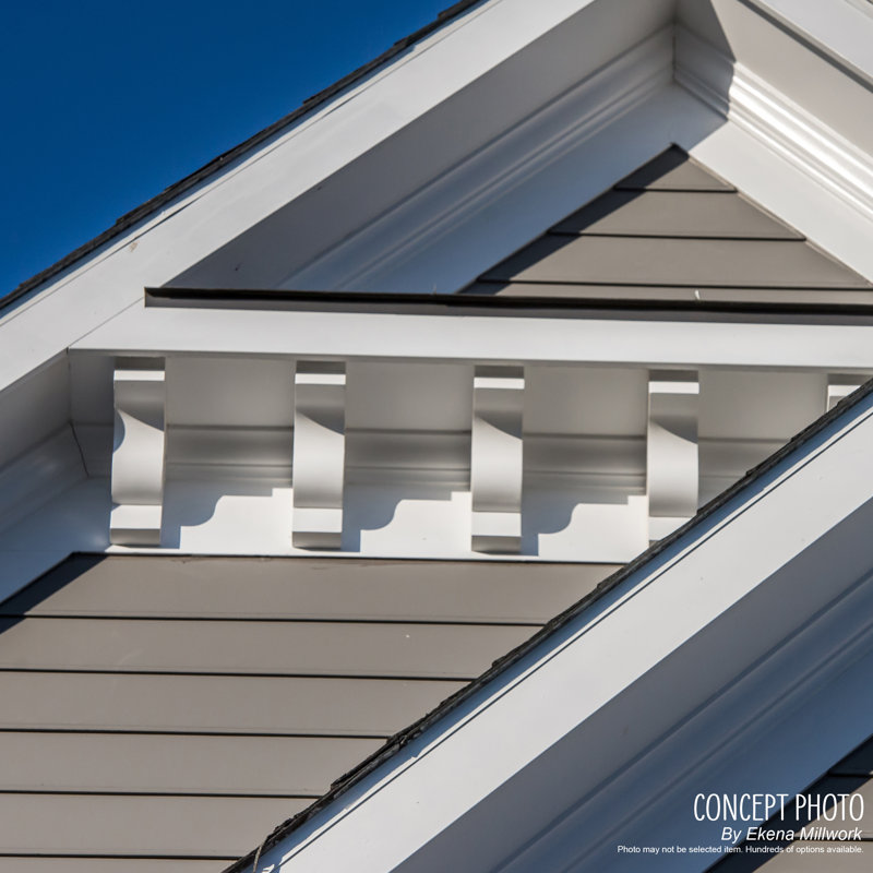 Standard Olympic Architectural Grade PVC Corbel, 10"H x 3"W x 10"D
